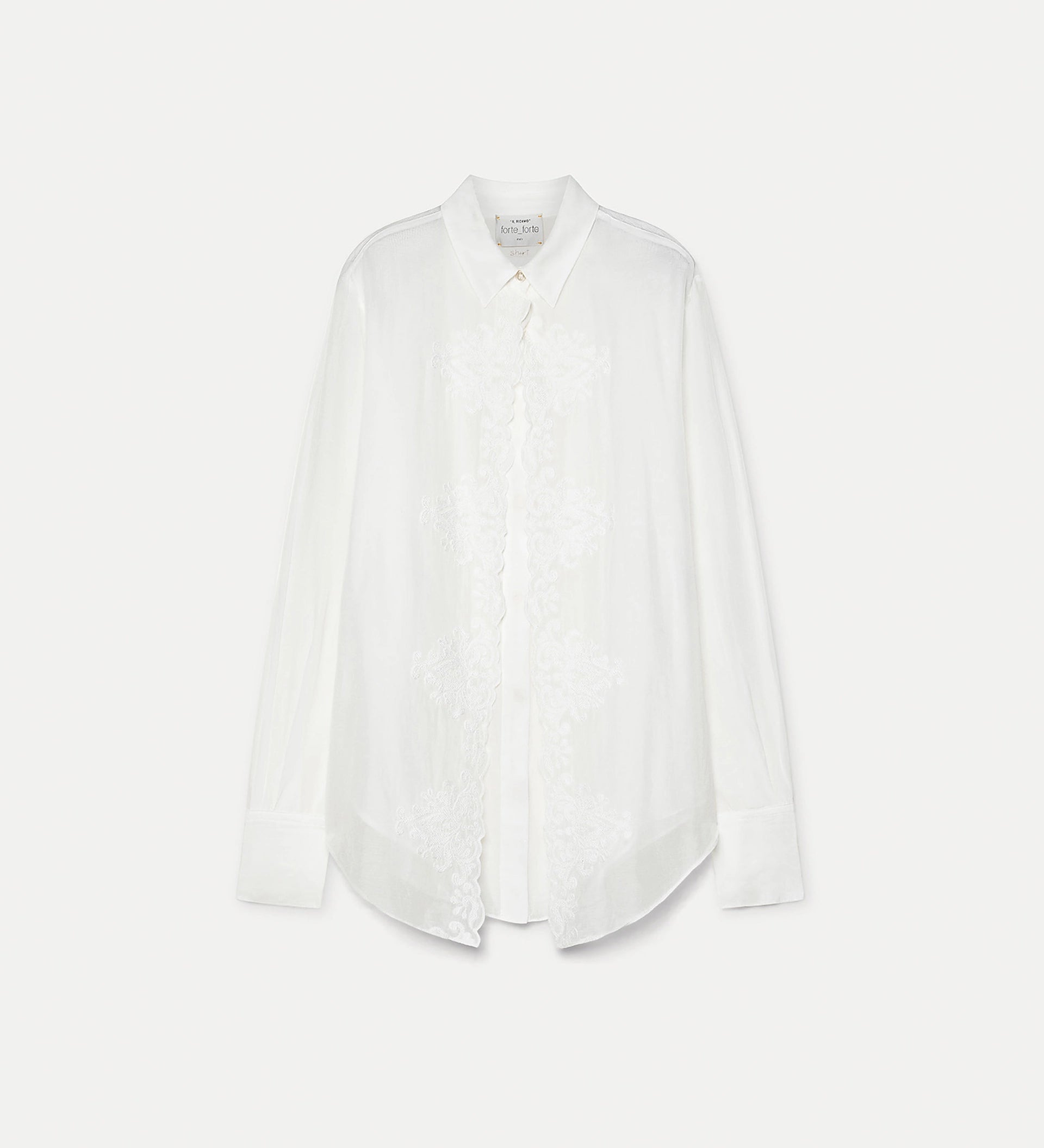 Embroidered Voile Shirt