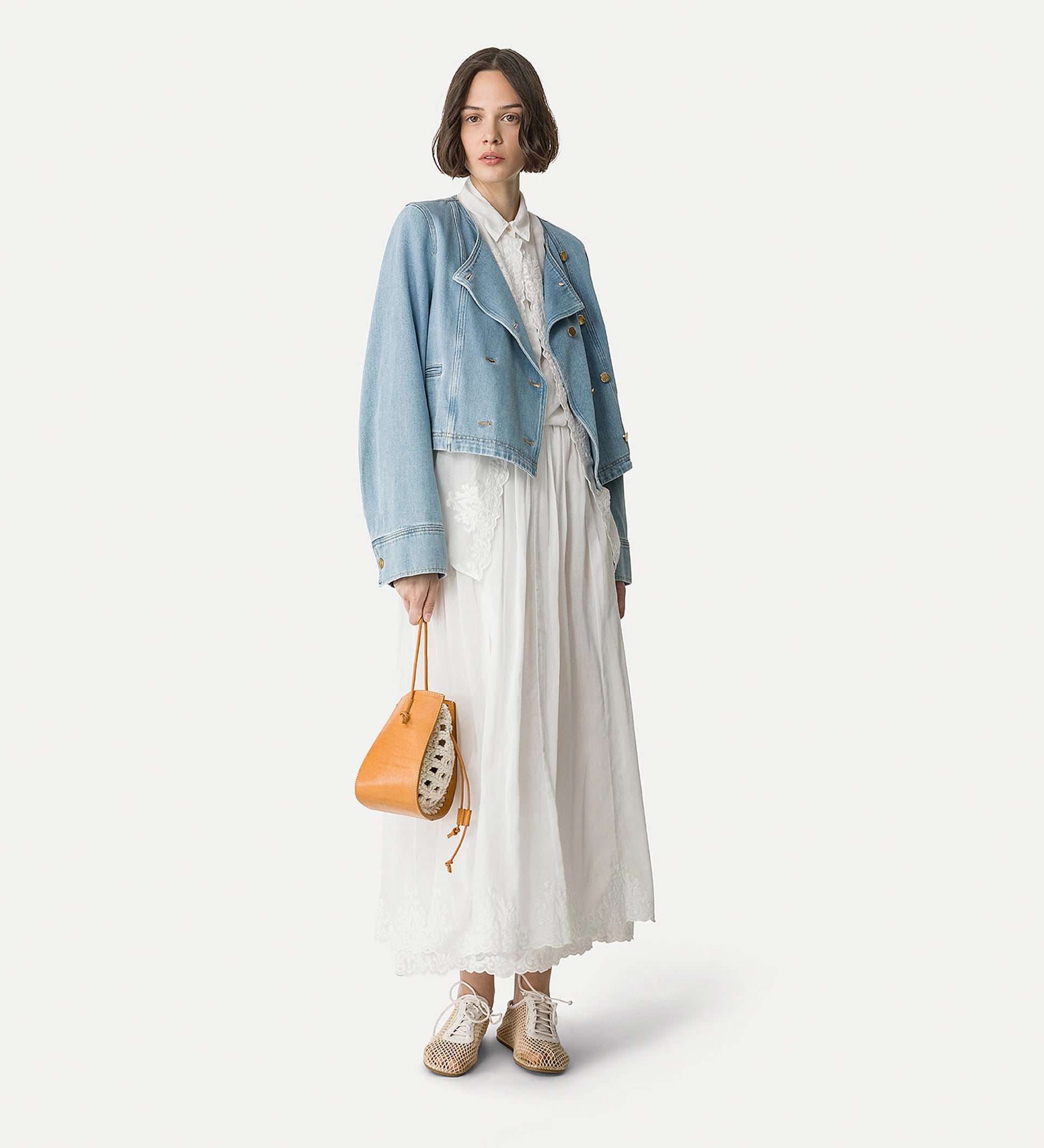 Embroidered Voile Shirt