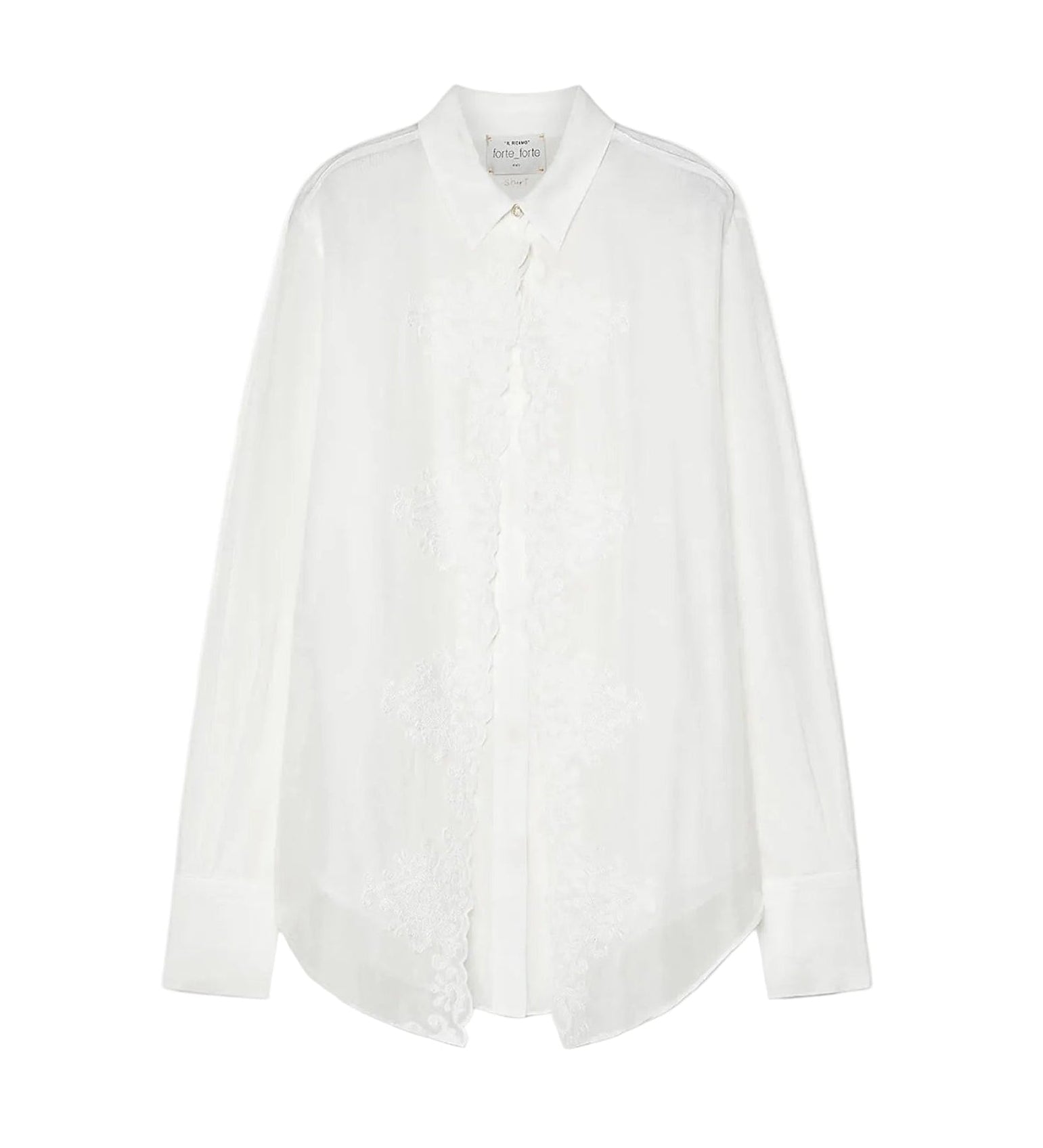 Embroidered Voile Shirt