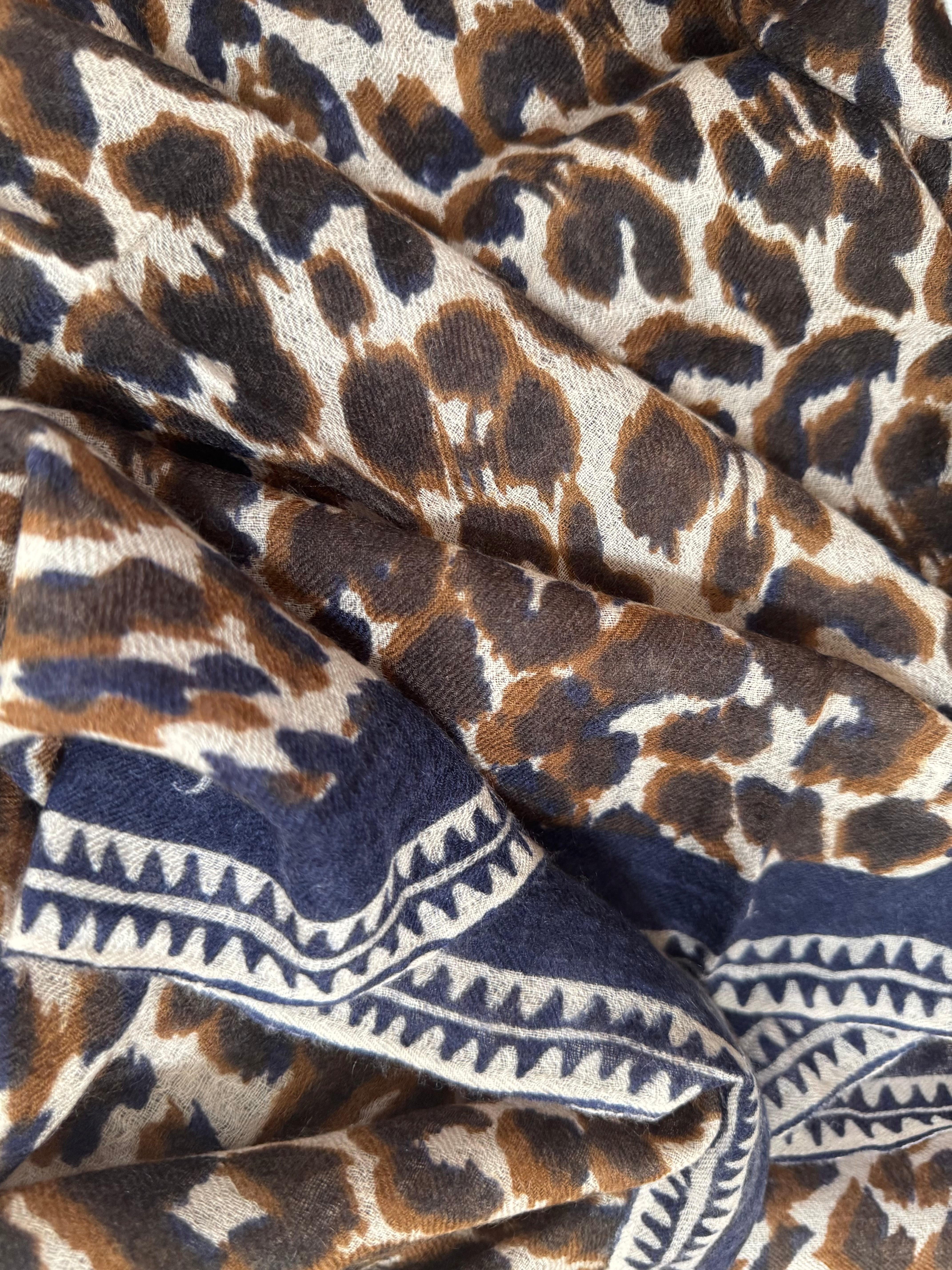 Cashmere Schal Cheetah