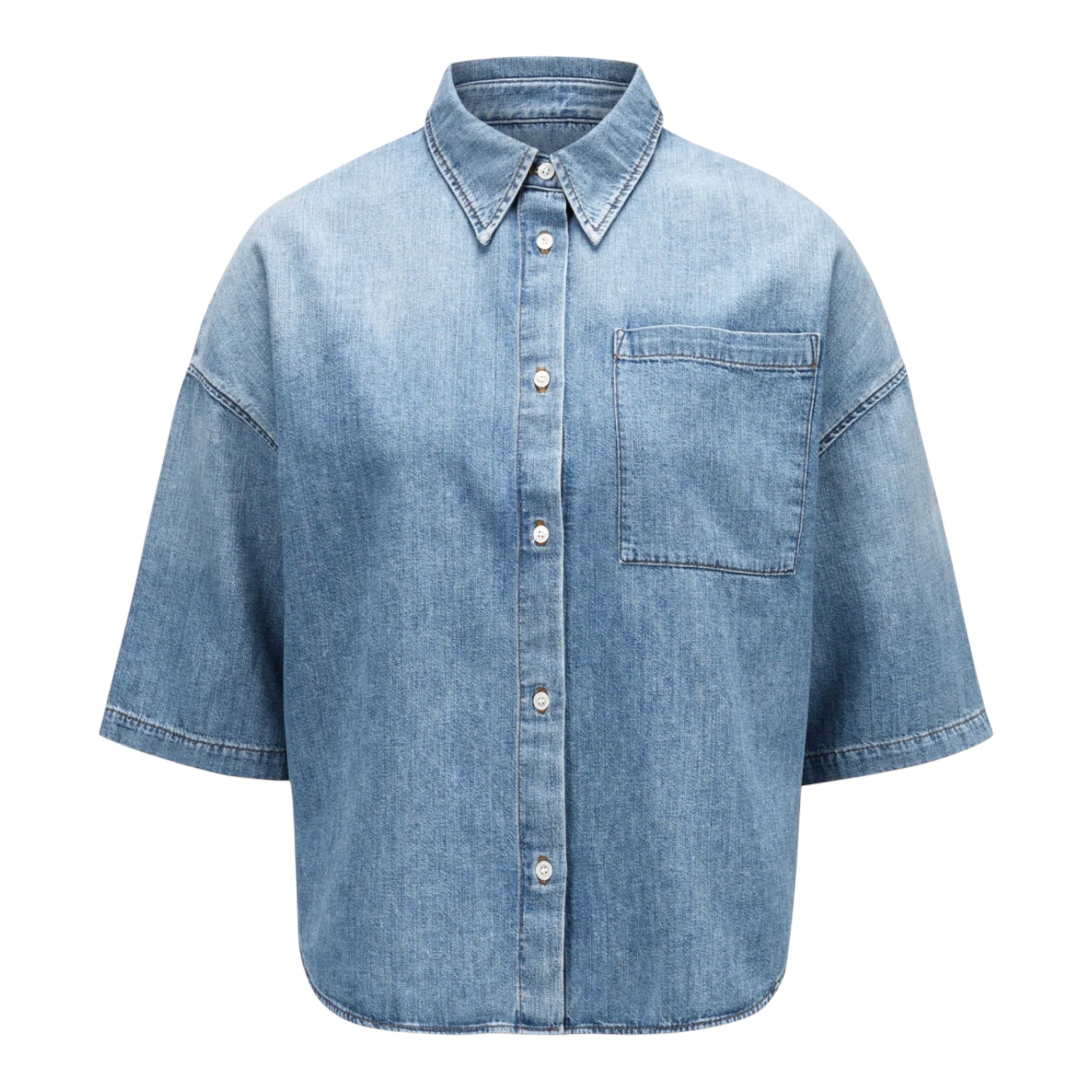 Cropped Jeans Shirt Frances