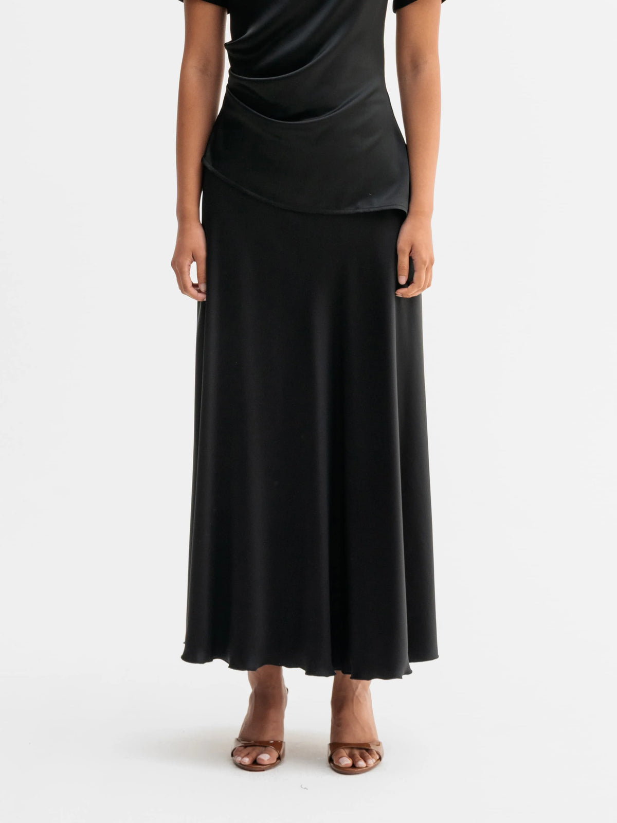 Hadi Satin Silk Skirt