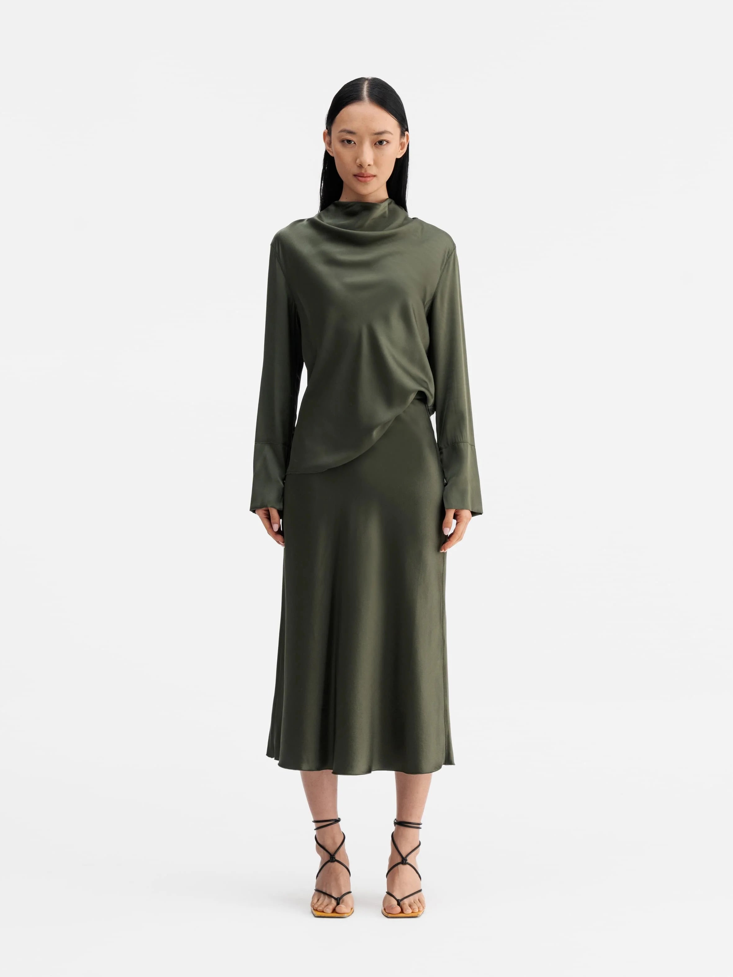 Hana Satin Skirt
