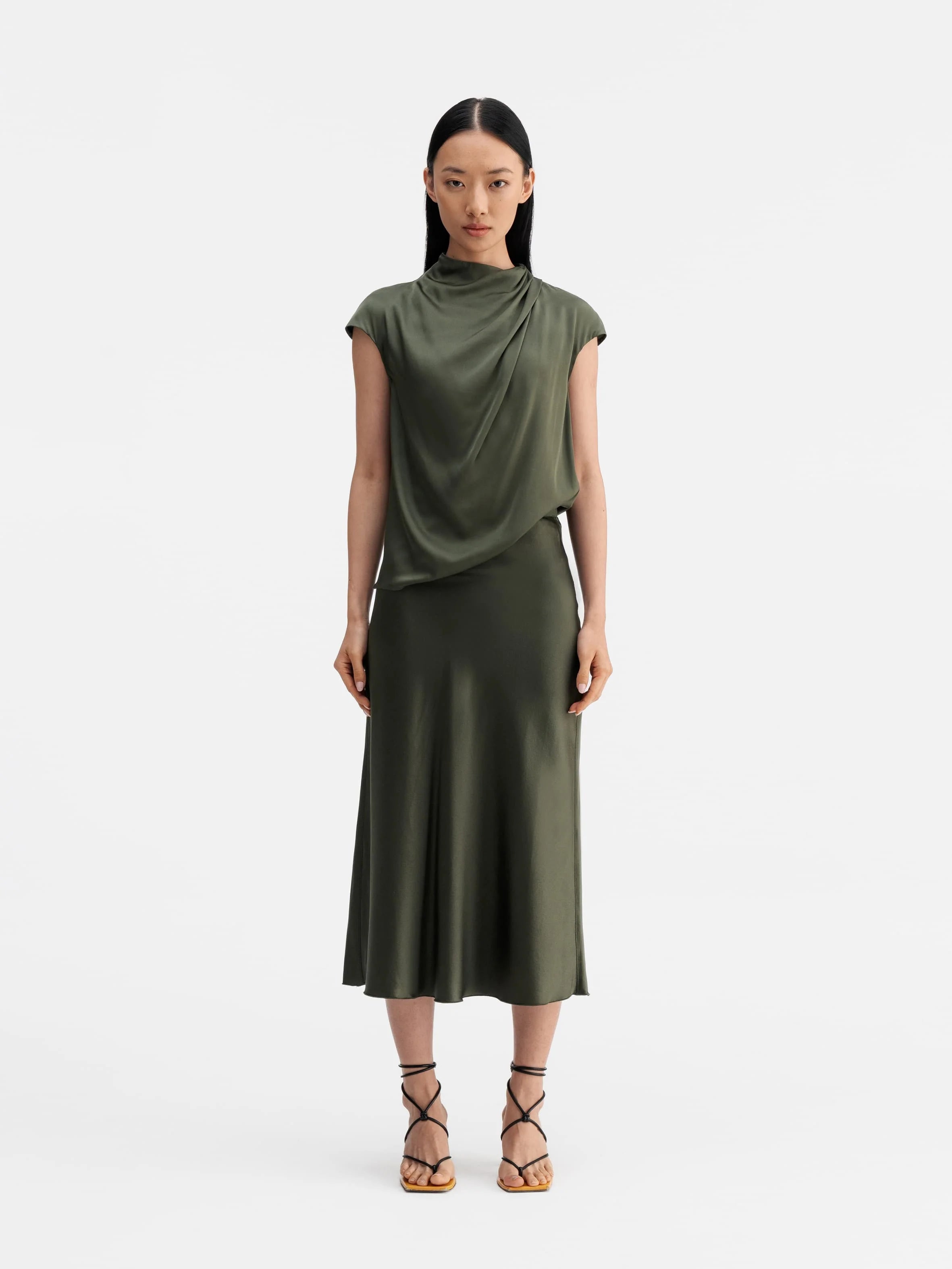 Hana Satin Skirt