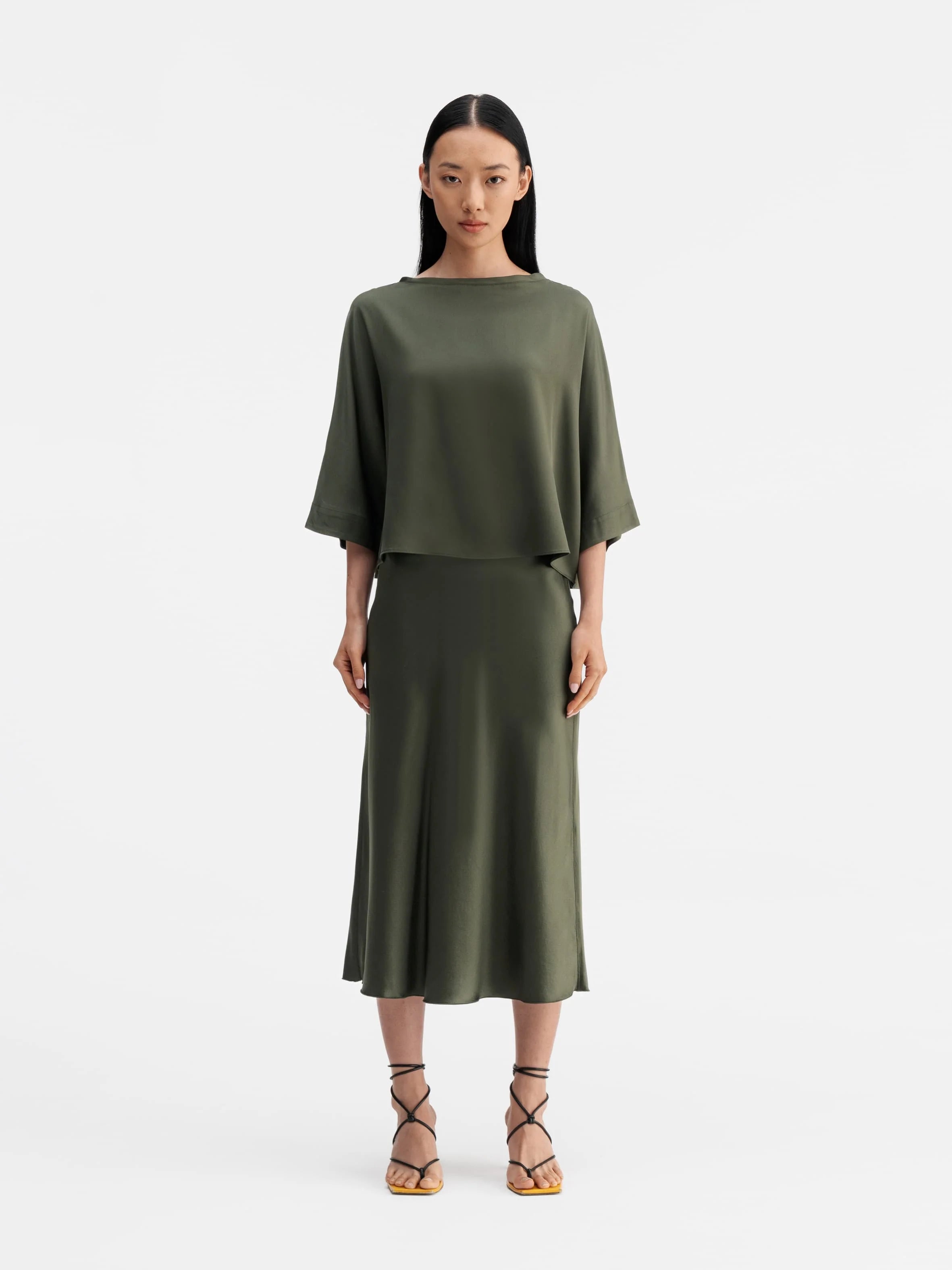 Hana Satin Skirt