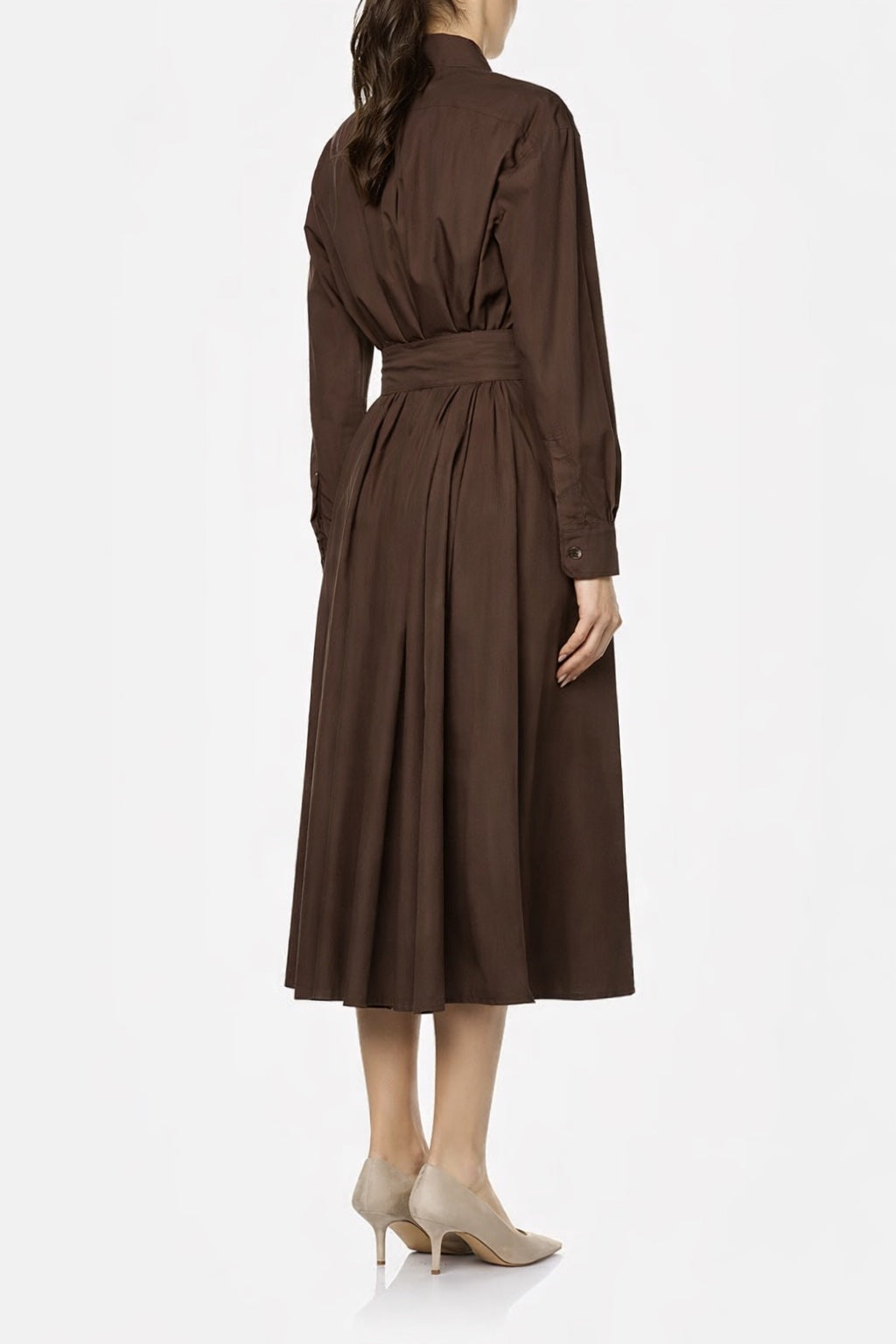 Baumwoll Blusenkleid