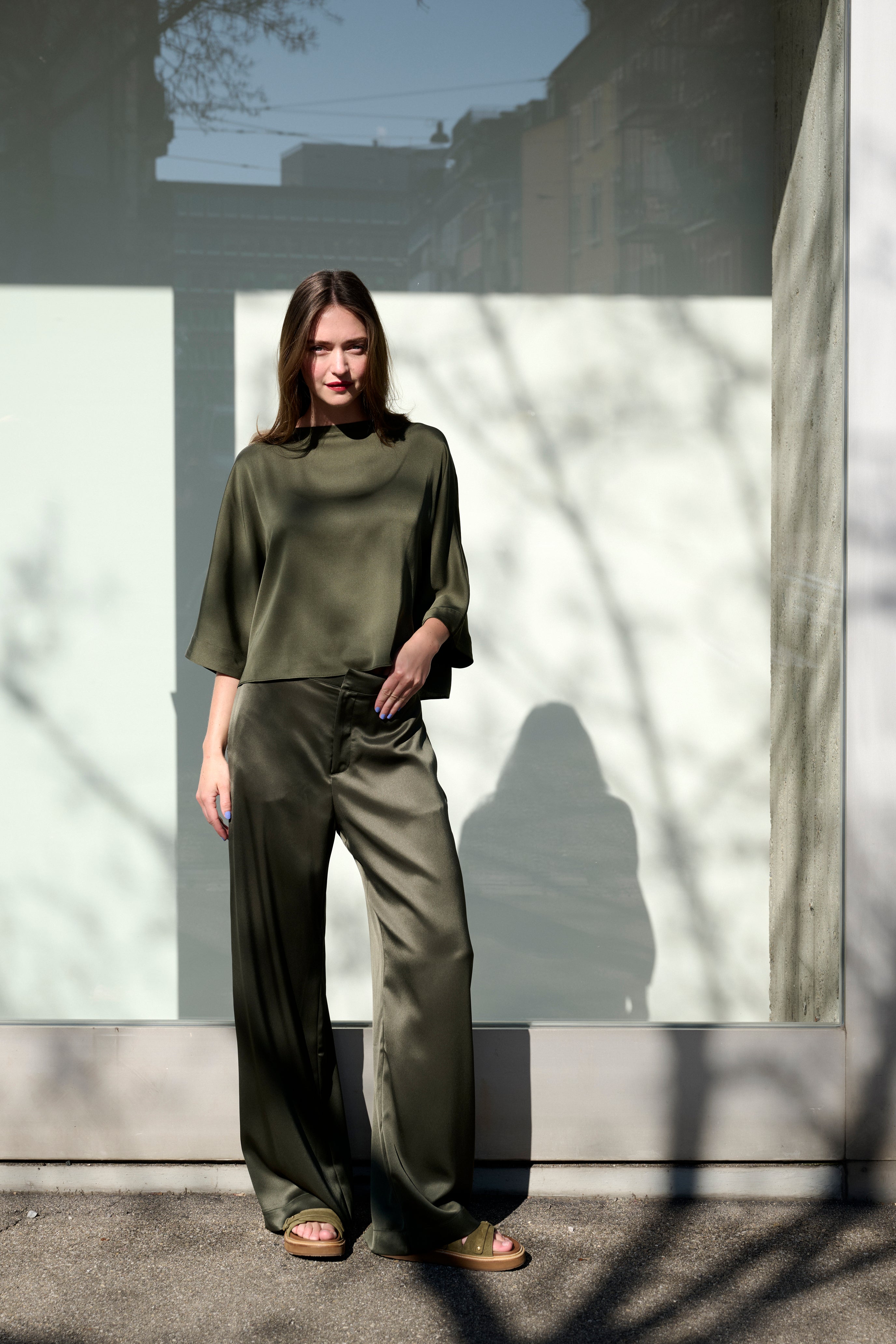 Mila Satin Trousers