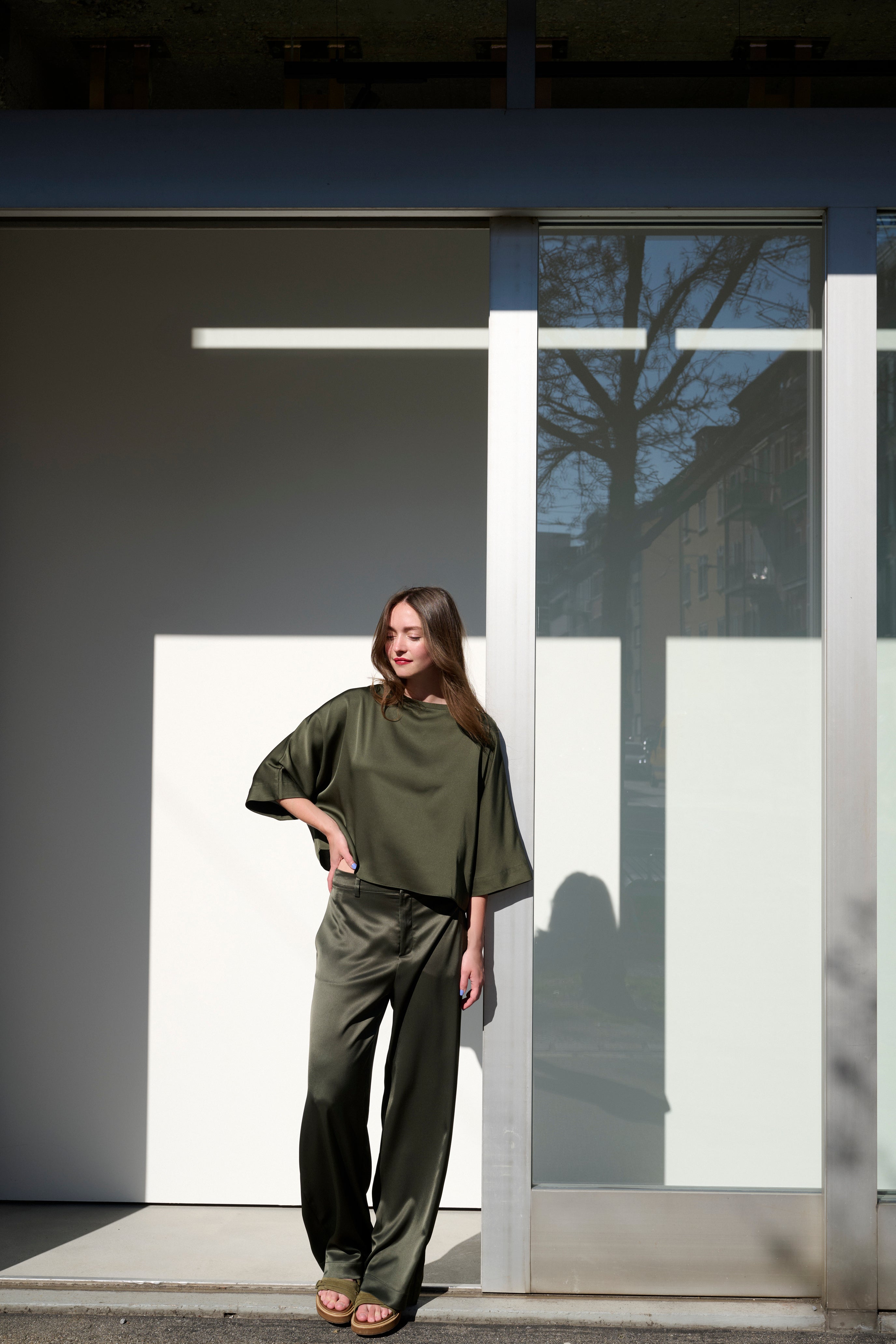 Mila Satin Trousers