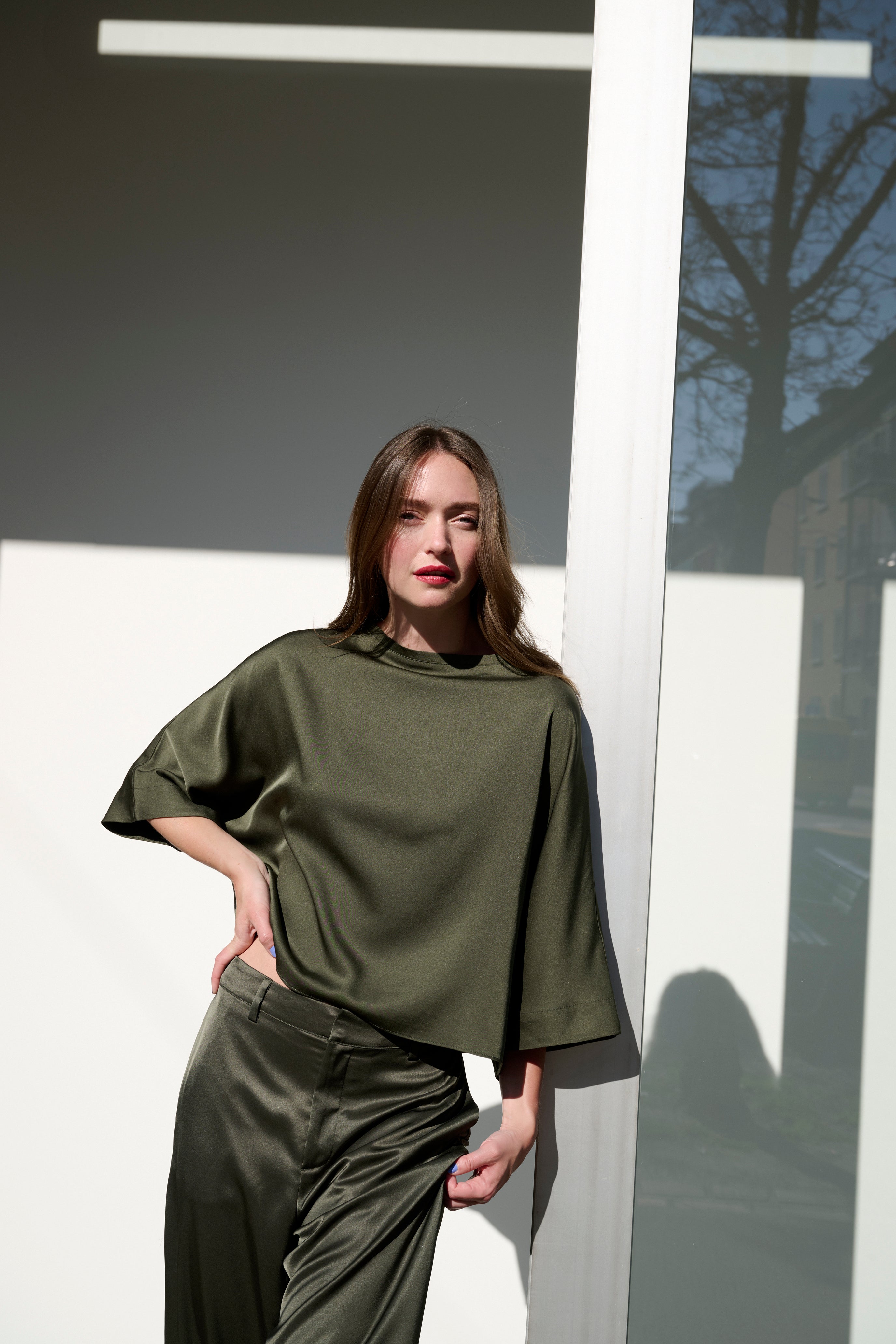 Mila Satin Trousers
