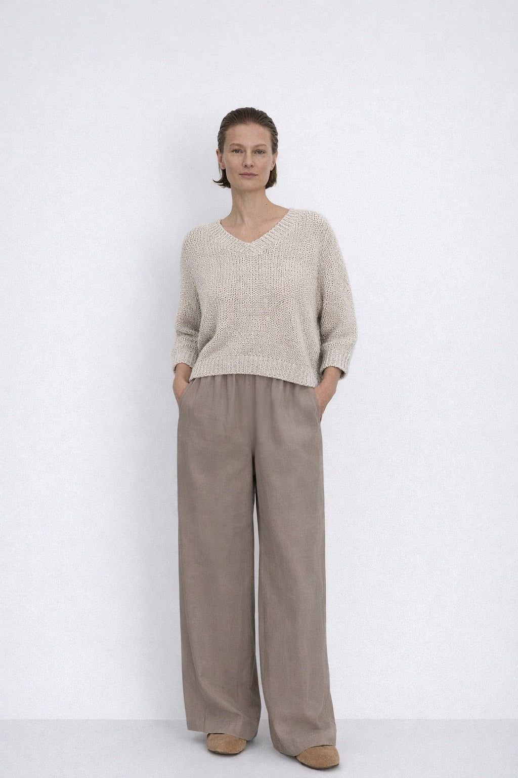 Leinenculotte