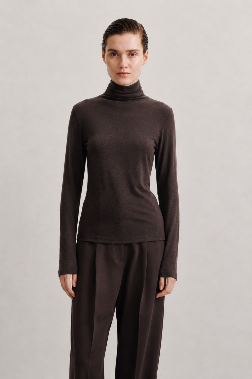 Longsleeve Stehkragen