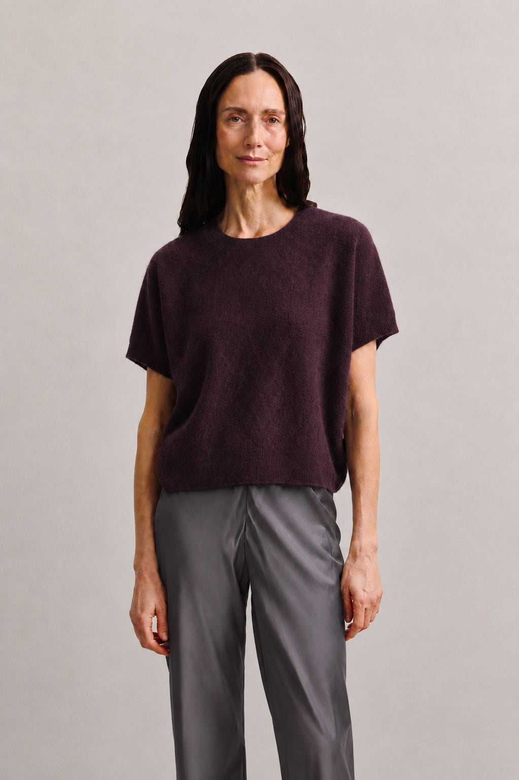 Pullover Halbarm Fuzzy