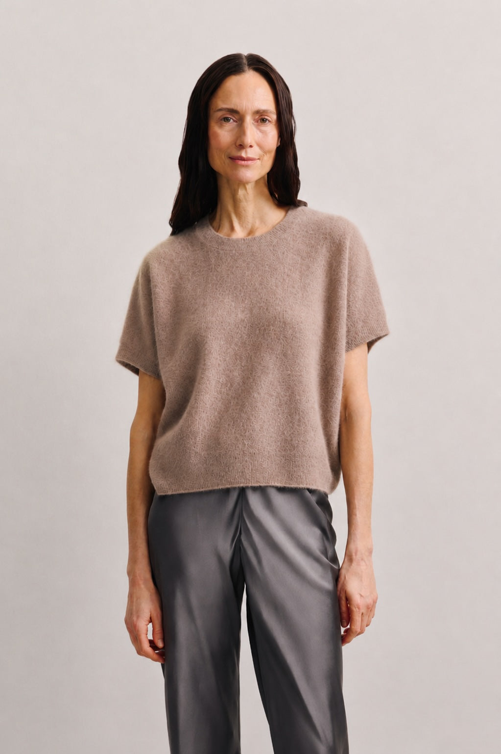 Pullover Halbarm Fuzzy