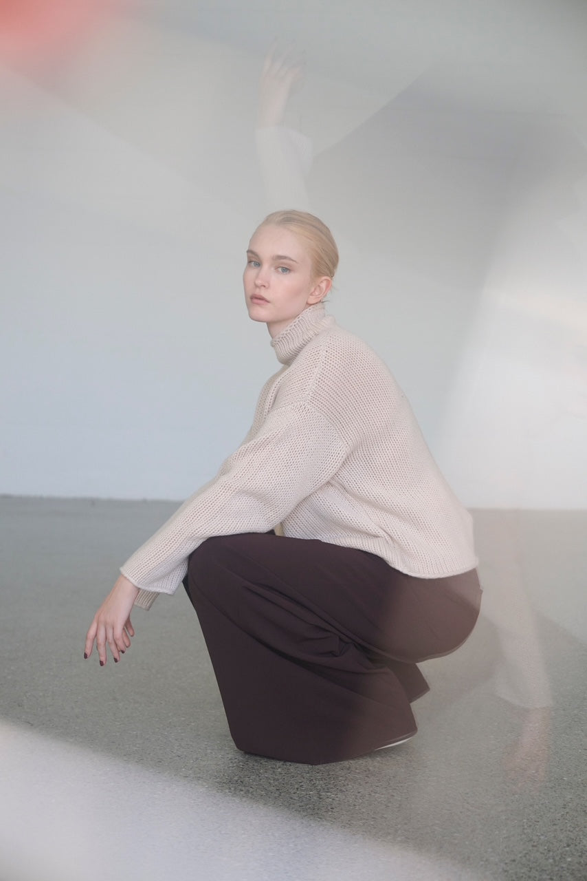 Pullover mit Stehkragen lässig