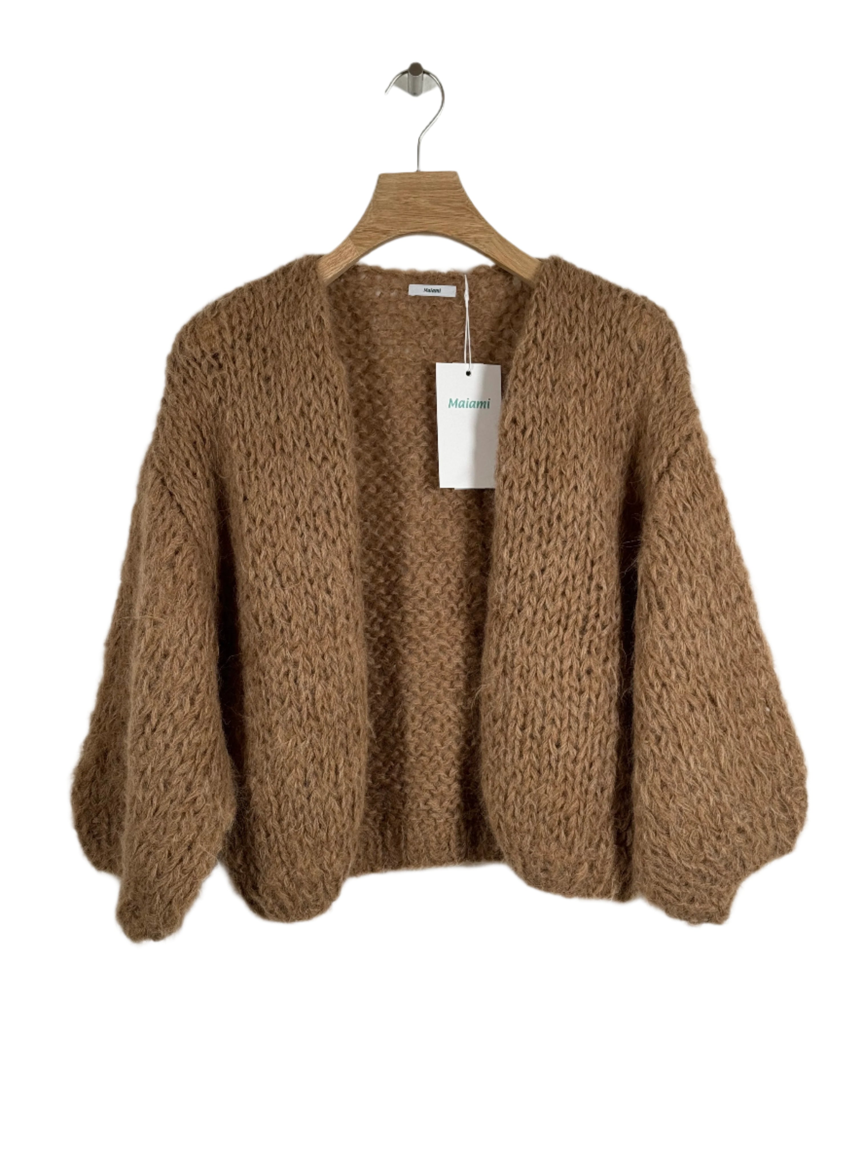 Shaggy Alpaca Bomber Cardigan