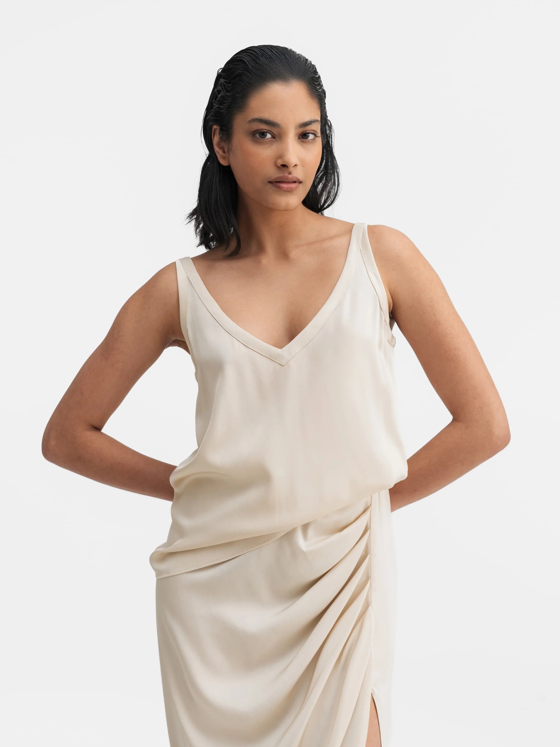 Shin Silk Tank Top