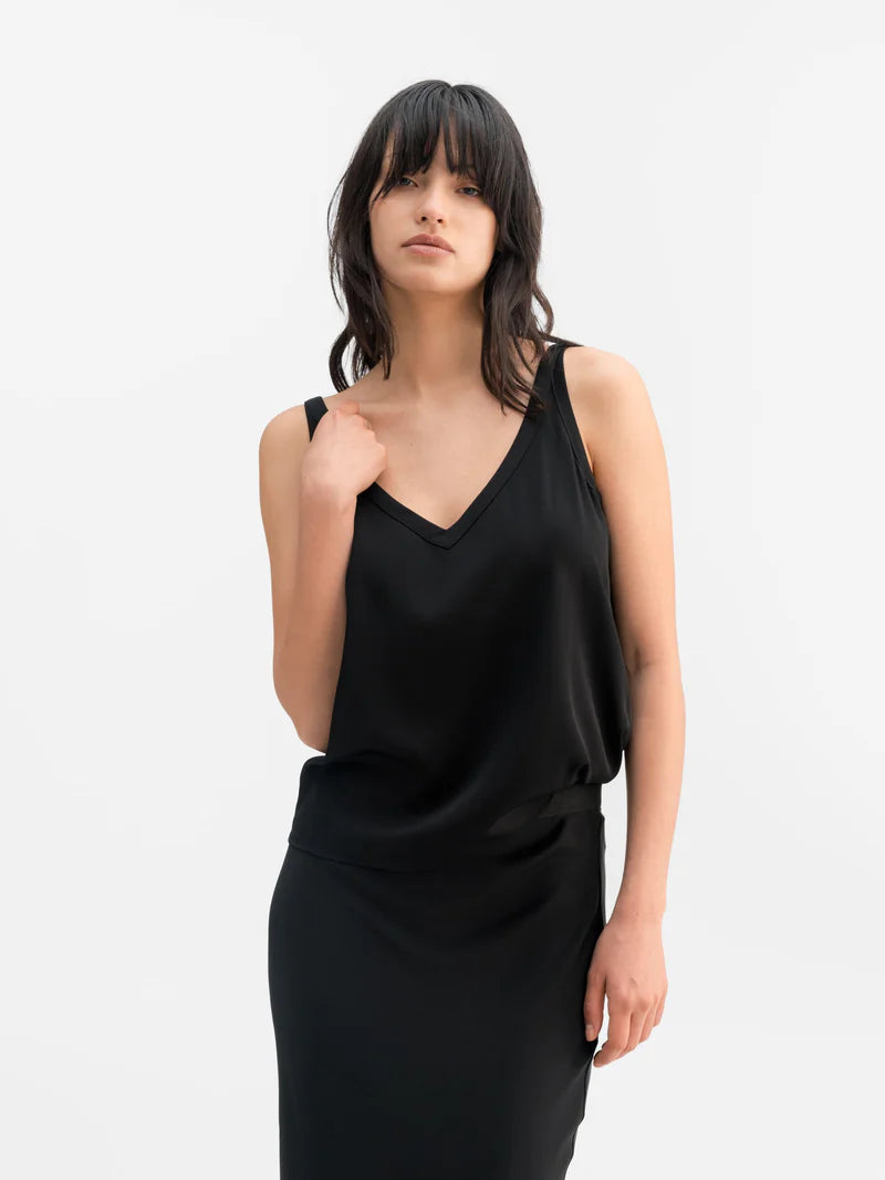 Shin Silk Tank Top