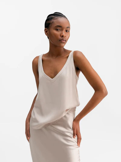 Shin Silk Tank Top