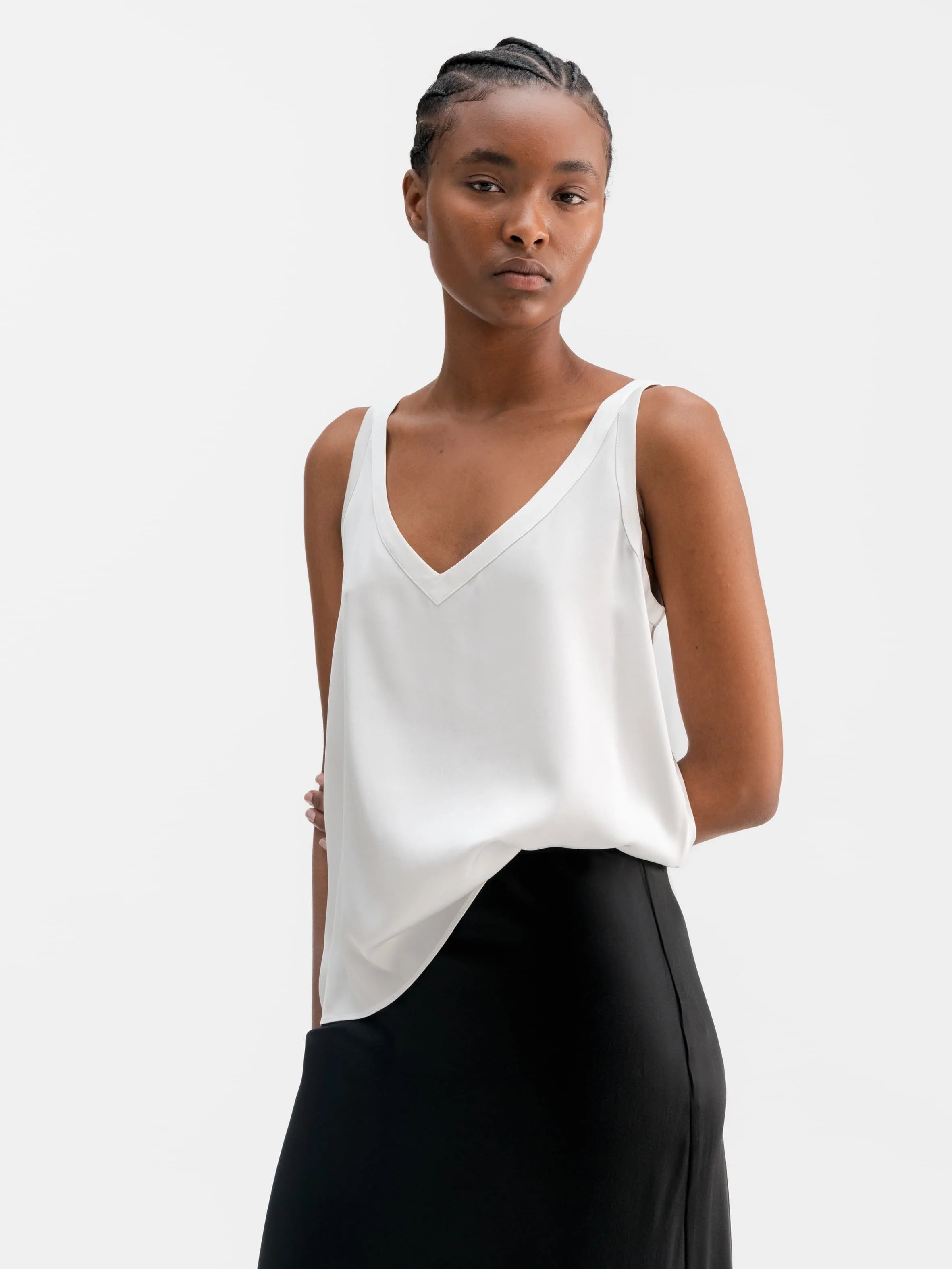 Shin Silk Tank Top