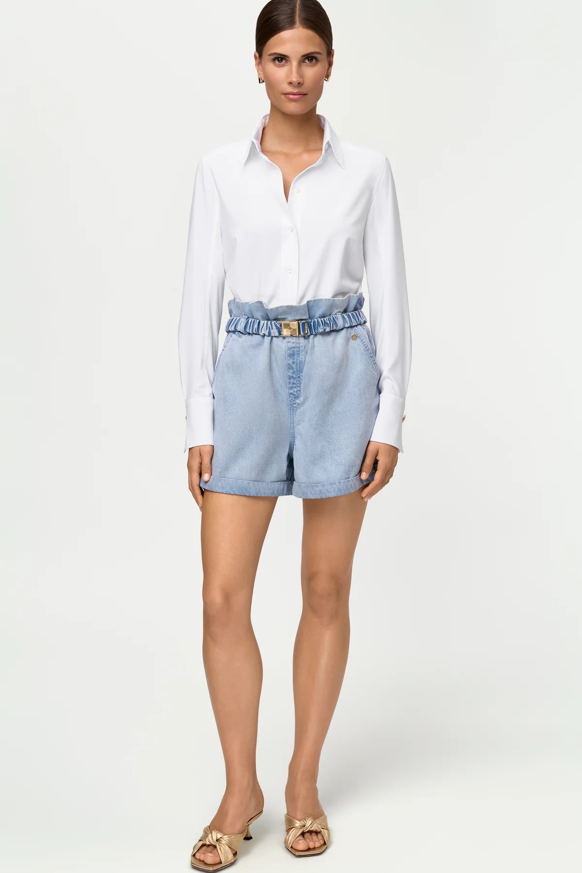 Tripani Denim Shorts