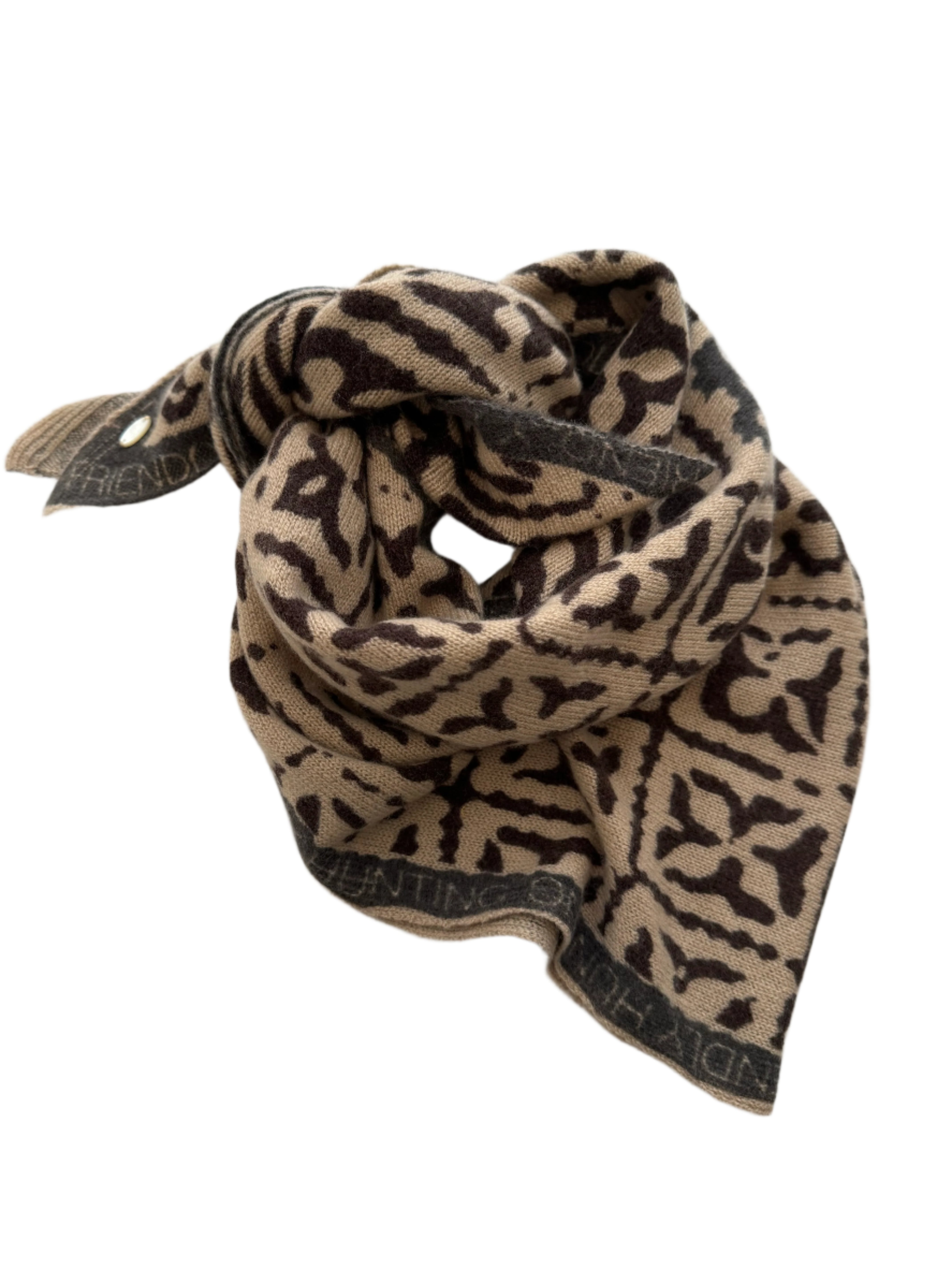 Cashmere Triangle Scarf Eyes of Marrakesh