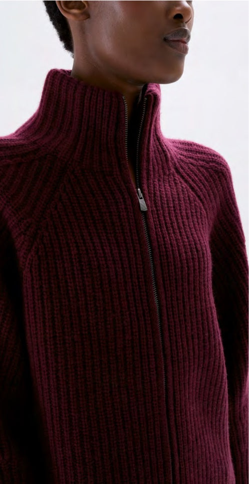 Cardigan mit Zipper