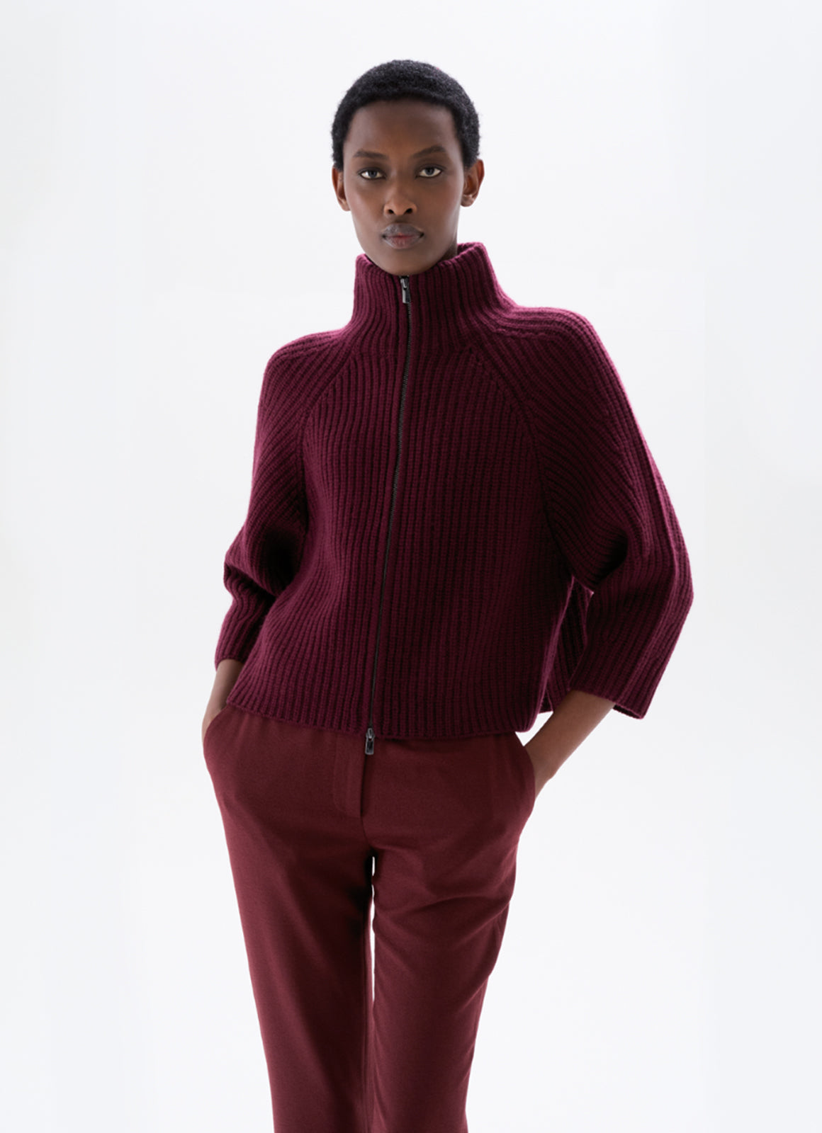 Cardigan mit Zipper
