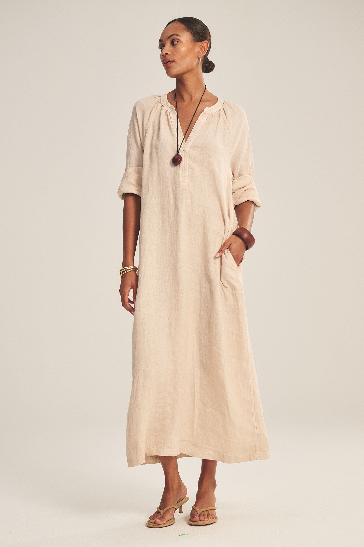 Dakota Leinenkleid