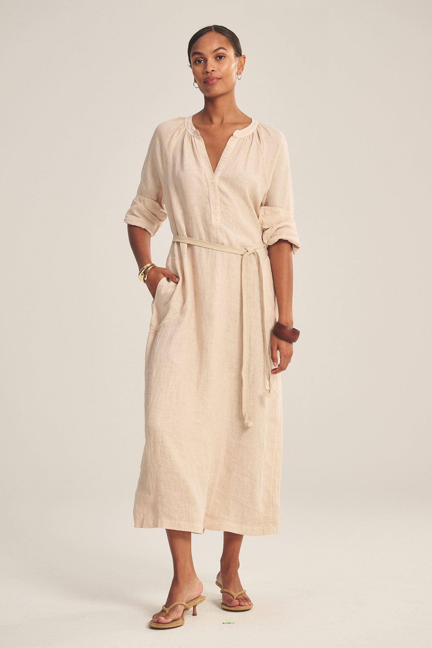 Dakota Leinenkleid