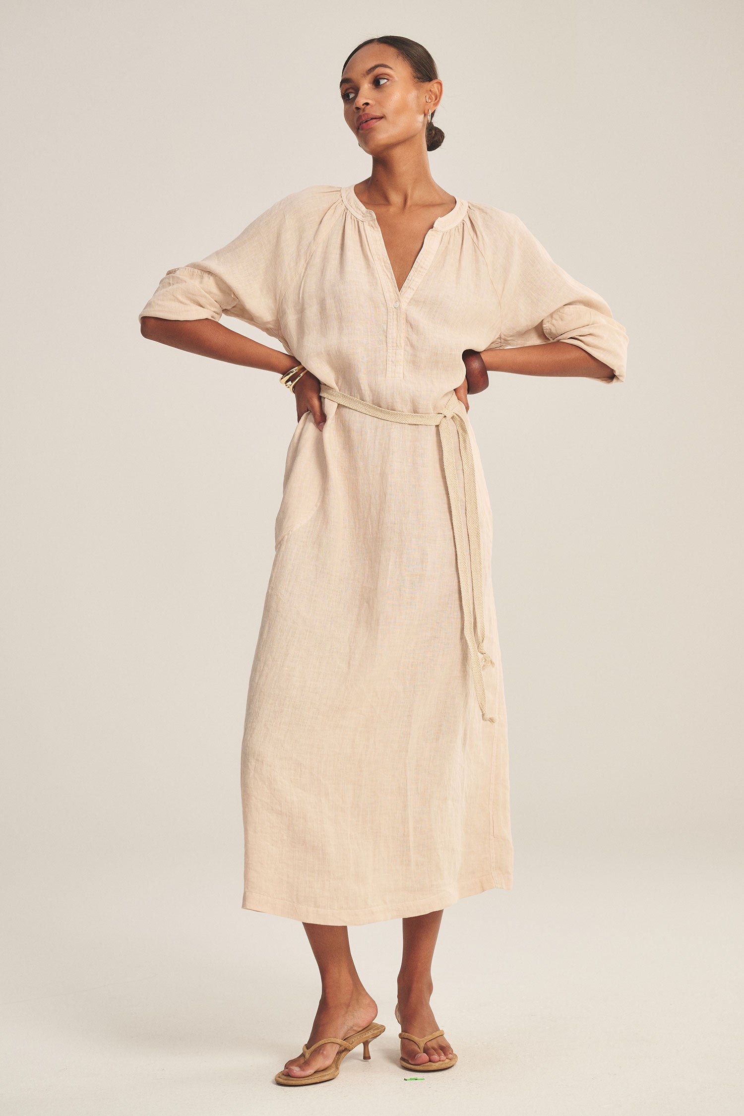 Dakota Leinenkleid