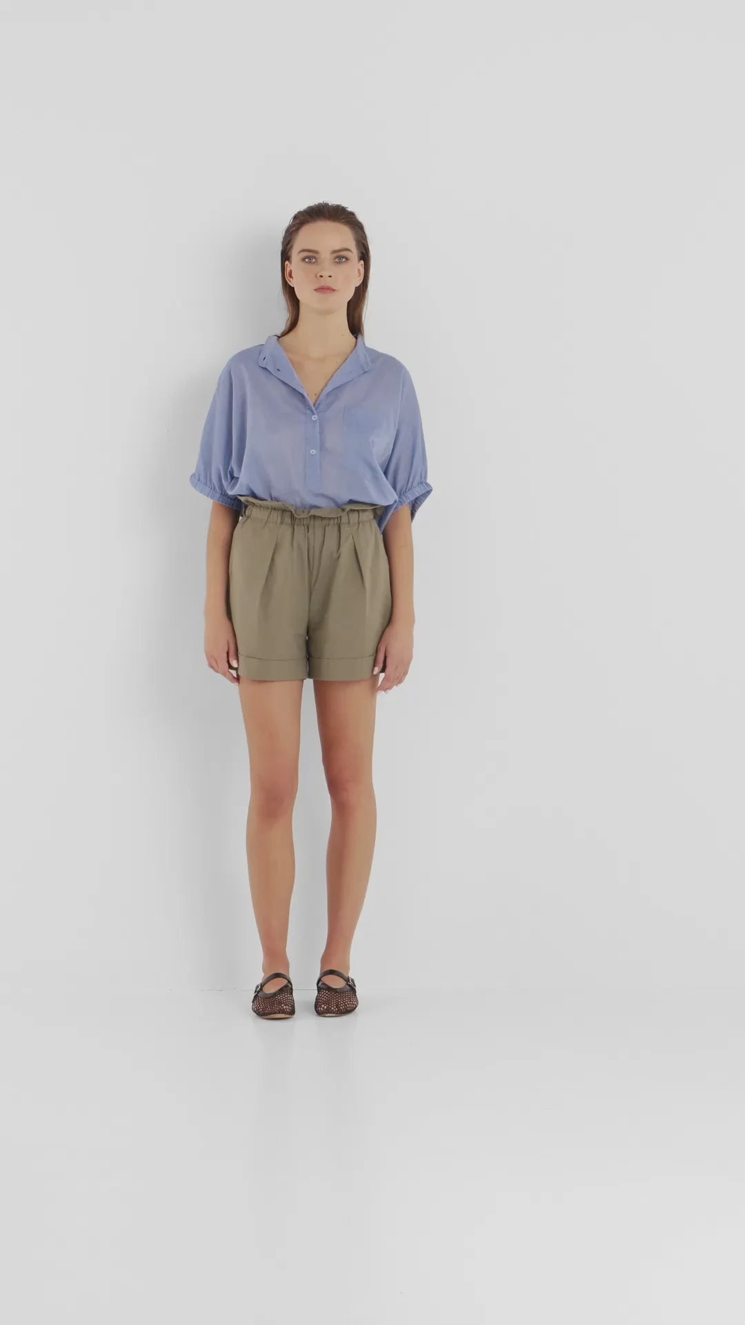 Blouse Cowboy Button Voile