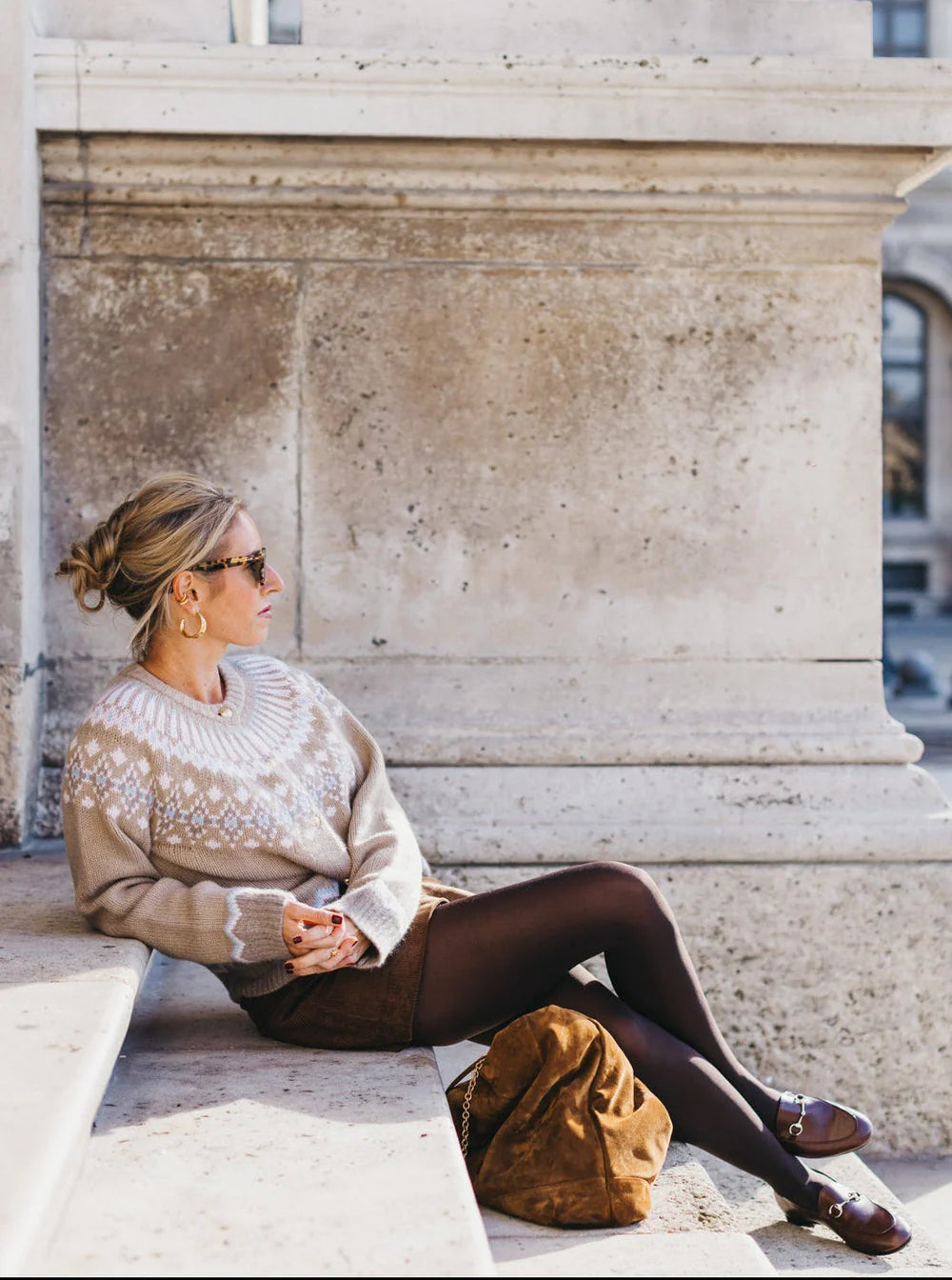 Laura Fair Isle Cashmere Cardigan