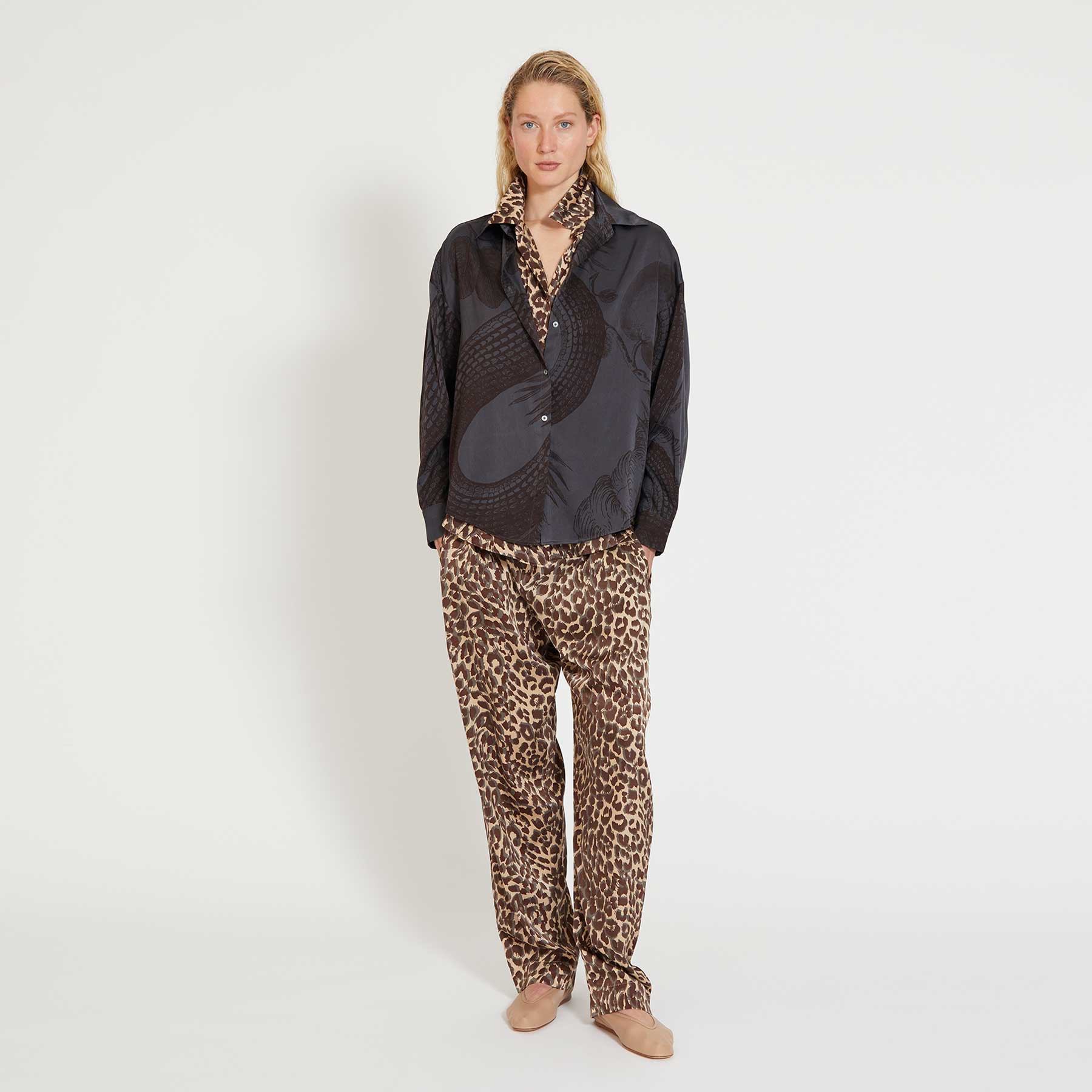 Silk Pants Fasti Cheetah