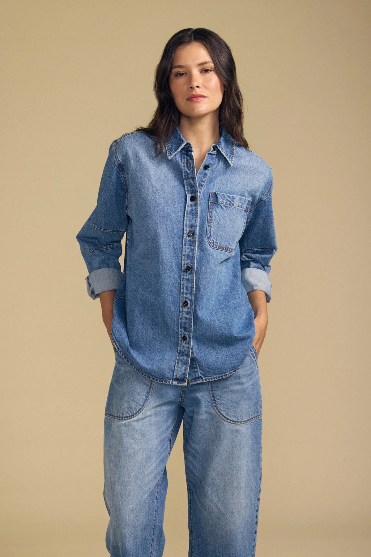 Clementine Denim Shirt