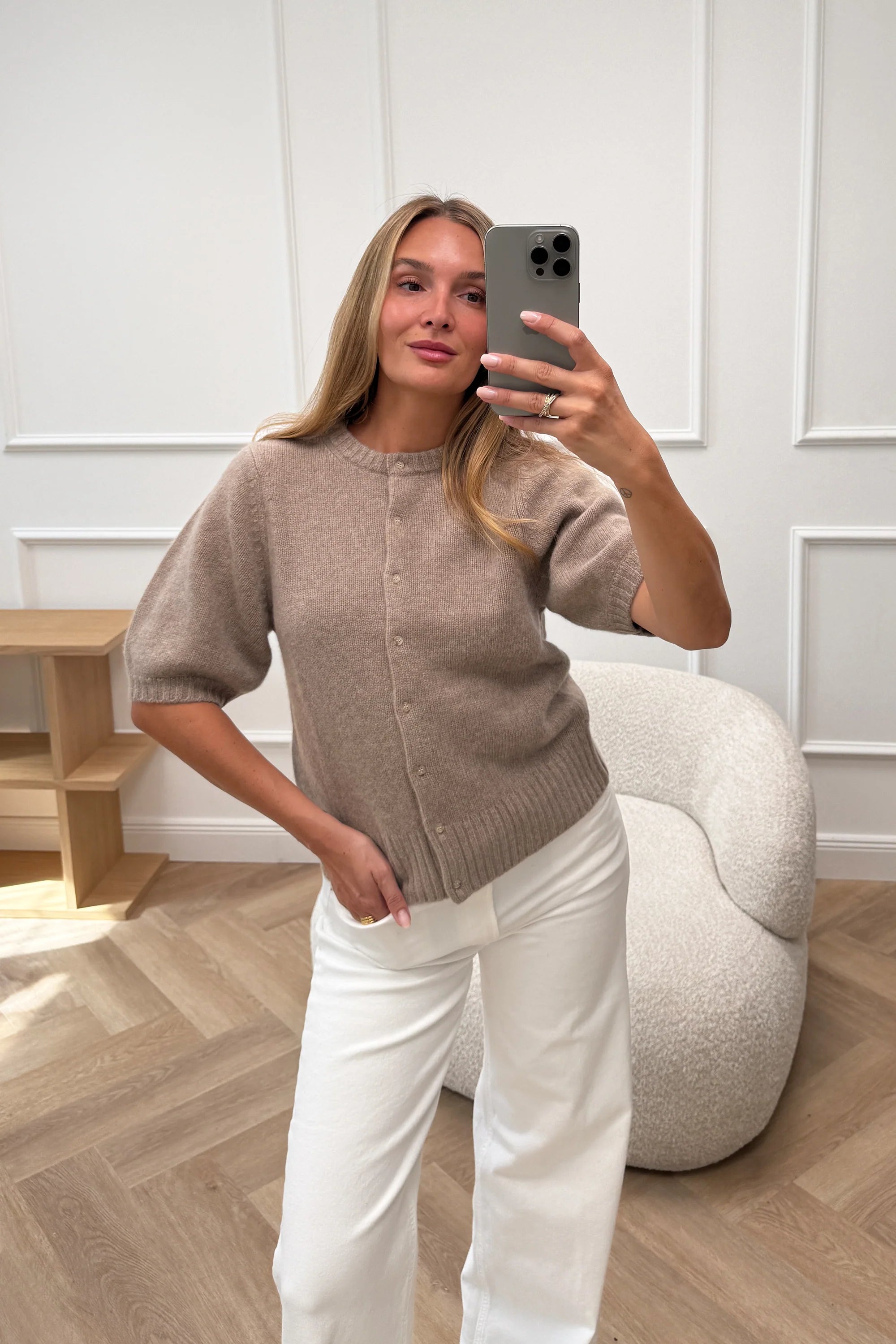 Cashmere Cardigan Poupette