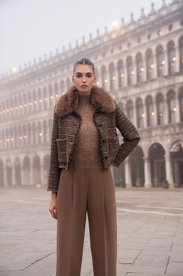 Hose Sloanne Optical Fine Wool