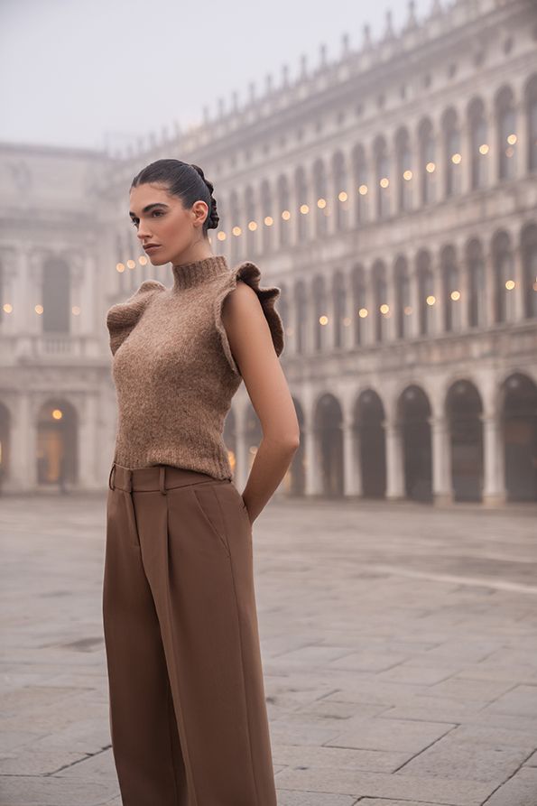 Hose Sloanne Optical Fine Wool