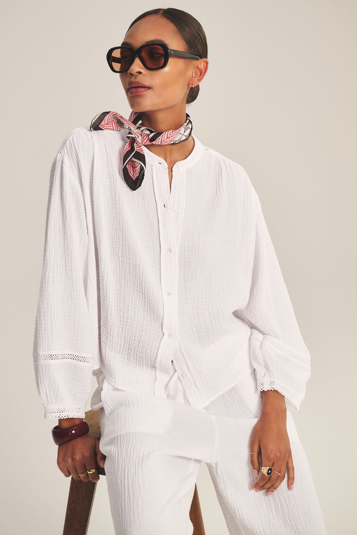Taria Musselinbluse
