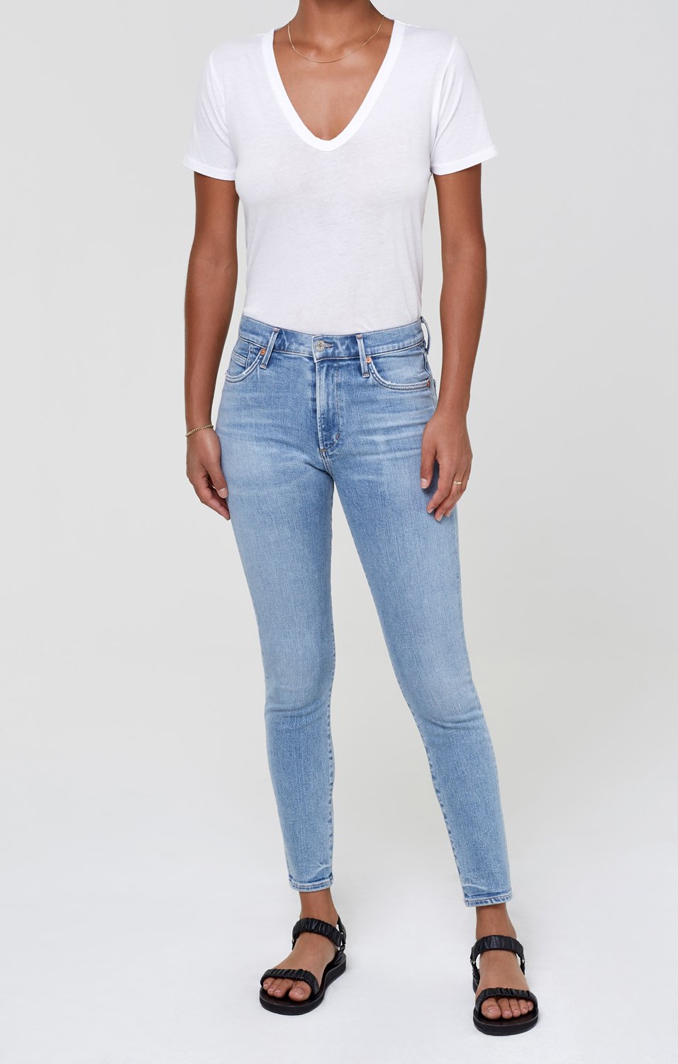Rocket Mid Rise Skinny Fit Ankle